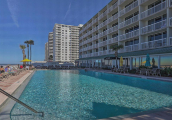 Hotel Ocean-View Daytona Beach Resort Retreat with Balcony