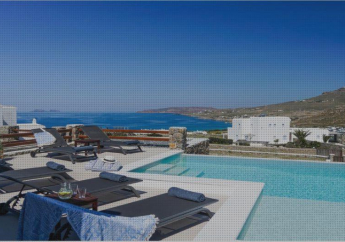 Hotel Villa Ortus White Cycladic Lux with Private Pool 3bed & 3bath!